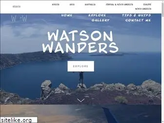 watsonwanders.com