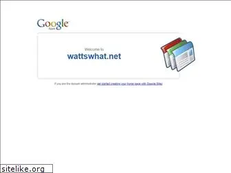 wattswhat.net