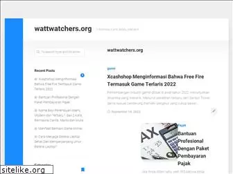 wattwatchers.org