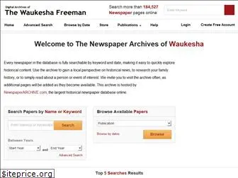 waukesha.newspaperarchive.com