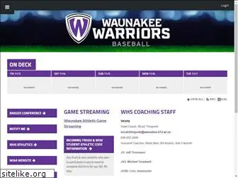 waunakeebaseball.com