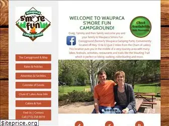 waupacasmorefuncampground.com