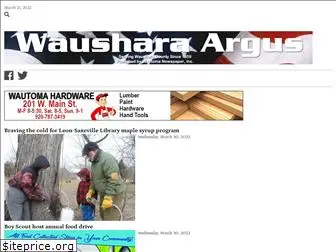 wausharaargus.com