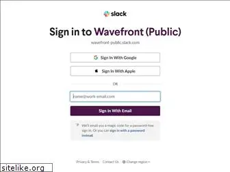 wavefront-public.slack.com