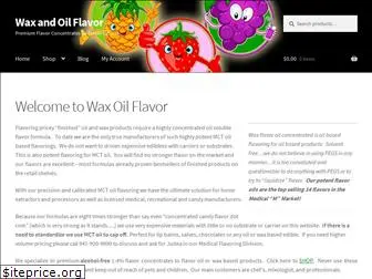 wax-oil-flavoring.com