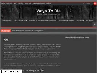 ways-to-die.com