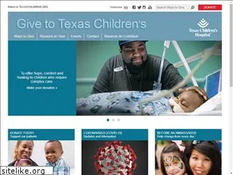 waystogive.texaschildrens.org