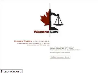 wazanalaw.com