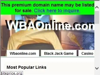 wbaonline.com
