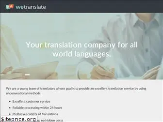 we-translate.de