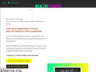 wealthyteachers.com