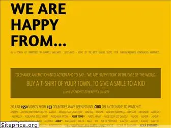 wearehappyfrom.com