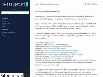 weasyprint.readthedocs.io