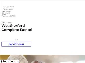 weatherfordcompletedental.com