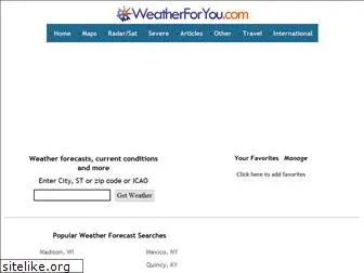 weatherforyou.com