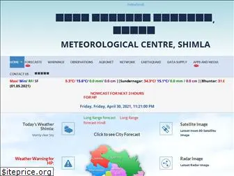 weathershimla.gov.in