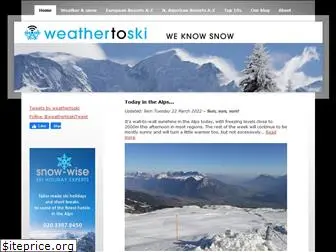 weathertoski.co.uk