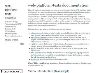 web-platform-tests.org