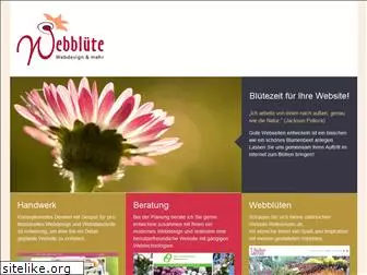 webbluete.de