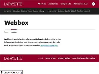 webbox.lafayette.edu