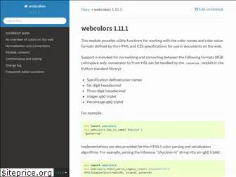 webcolors.readthedocs.io