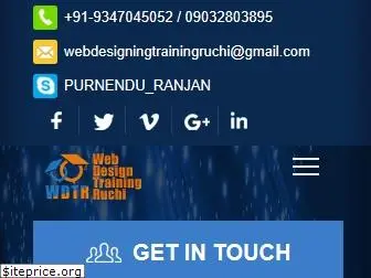 webdesigningtrainingruchi.com