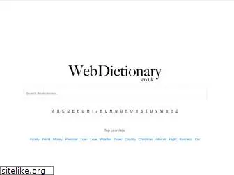 webdictionary.co.uk