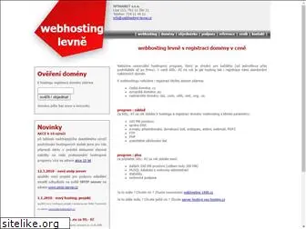 webhosting-levne.cz