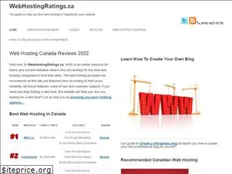 www.webhostingratings.ca website price