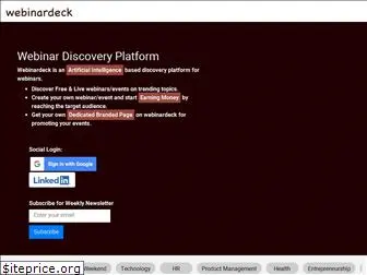 webinardeck.com