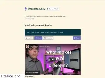 webinstall.dev