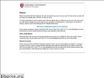 webmail.fas.harvard.edu