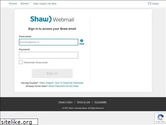 webmail.shaw.ca