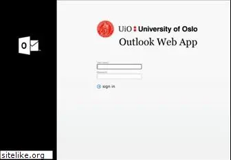 webmail.uio.no