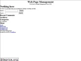 webpagemanagement.com