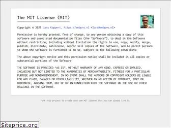 webpro.mit-license.org