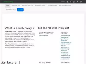 webproxylist.org