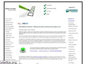 website-checklist.net