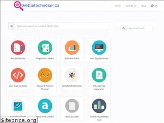 websitechecker.ca