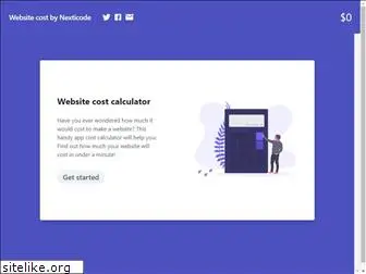 websitecostcalculator.com