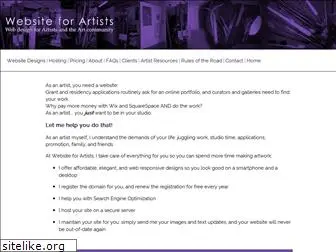 websiteforartists.com