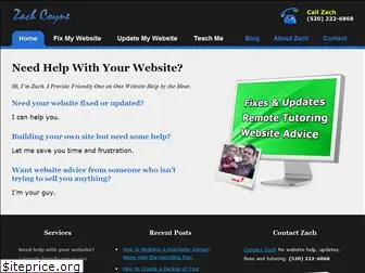 websitehelpfromzach.com