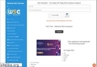 websiteseochecker.com