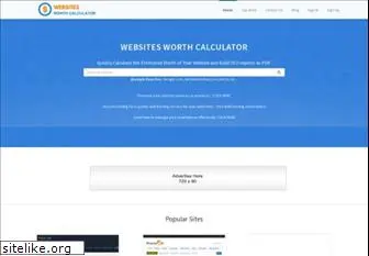 websitesworthcalculator.com