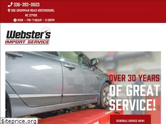 webstersautoservice.com