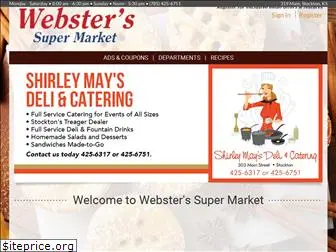 websterssupermarket.com