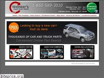 webstersusedautoparts.com