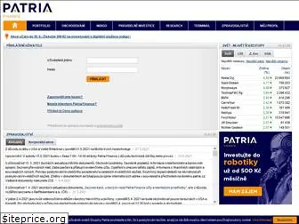 webtrader.patria-finance.cz