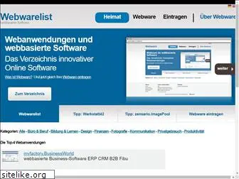 webwarelist.de