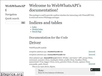 webwhatsapi.readthedocs.io